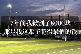 我感谢那个7年前割我8000块的人